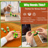 RIVGOT 6-Pack Silicone Magnetic Balls, Fidget Toys, Stress Relief Toys for Adults, Teens, Sensory Toy for Fingers