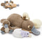 Tezituor 21" Platypus Stuffed Animal with 3 Babies & 2 Eggs, Cute