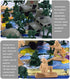 96 PCS Various Pose Toy Soldiers Figures with Military Map - Army Men Action Figures for Kids