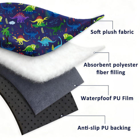 Piddle Pads Carseat, Soft and Warm Car Seat Protector, Washable Toddler Car Seat Protector for Potty Training