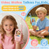Dolwenqi 2 Pack 3-10 Video Walkie Talkies for Kids, Rechargeable Kids Walkie Talkies with Video Intercom Voice Changer