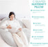 Regalo Premium Ultra Soft Pregnancy Postpartum Pillows for Sleeping, Feeding, C Shaped Full Body Maternity Pillow