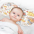 Flradish 4 Pack Set 22 11 Inch Cute Cartoon Chickens Muslin Baby Burp Cloths & Bibs Ultra Soft, Absorbent Burping