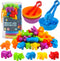 Counting Sorting Toys - RAEQKS Matching Stacking Toys with Bowls for Preschool Learning Activities Educational Sensory