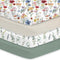 Little Grape Land Crib Sheets 4 Pack for Boys and Girls, Baby