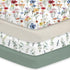 Little Grape Land Crib Sheets 4 Pack for Boys and Girls, Baby