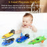 Sailboat Wind-up Ship Toy - Speed Boat Jet Ski Motorboat Pull & Go Amphibious Yacht Tub Toy for Kids (Speed Boat)