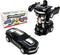 Transforming Toys Car - 2 in 1 Deformation Friction Powered Car Truck (Black)