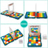Race Game - Fast-Paced Brain Teaser Travel Board Game for Kids and Adults, Shape Matching Puzzle for Two Players