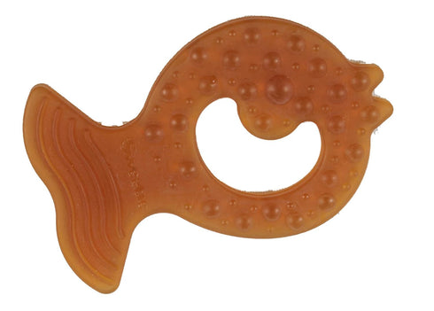 SWEETIE Pure Natural Rubber Teether Fish, 100% Soft and Natural, One Piece