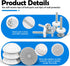 4Pcs Spindle Rods Gate Threaded Spindle Rods, Anti-Slip Accessory Screw Bolts Kit for Pressure Mounted Gates