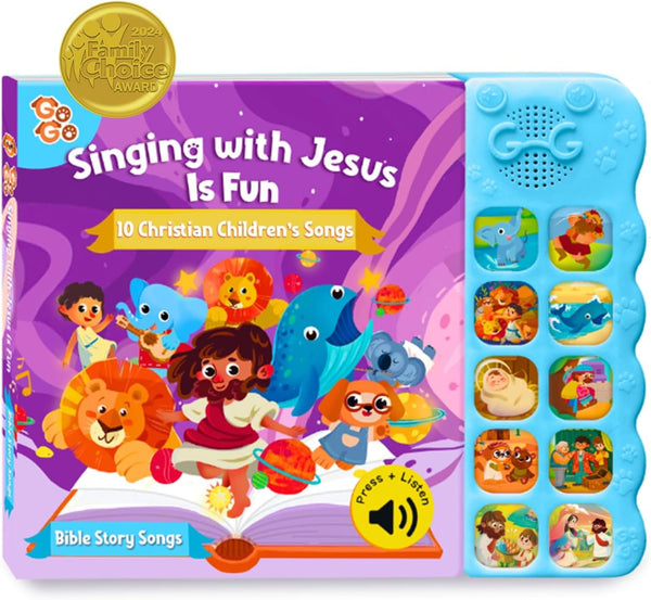 GO GO Bible Story Songs: 10 Toddler Songs, Christian Toys for Toddlers