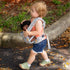 Bebamour Original Baby Doll Carrier for Kids - Green Floral Design