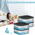 Fununcat 810 4 Packs Jumbo Square Refills Disposal Bags Refill Compatible with Diaper Genie Classic, Compact and Select