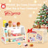 Set 3 4 5 6 WHOHOLL Wooden Ice Cream Toys Kids Play Store Pretend Toy for Toddlers, Play Kitchen Accessories