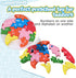 LovesTown Dolphin Wooden Puzzle, 26PCS Jigsaw Puzzle Alphabet and Number Blocks