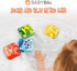 Floating Baby Bath Books BabyBibi - Kids Learning Bath Toys, Waterproof Bathtime Toys for Toddlers (Set of 4)