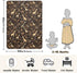 KICPOAY Brown Giraffe Baby Swaddle Blanket for Boys and Girls, Muslin Baby Receiving Swaddle Blanket, Soft Cotton