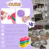 1-3 2-4 6 Fajiabao Bath Toys for Kids Ages Toddler Bath Toys Mold Free for Stacking Boat Water Table Pool Sand Bathtub