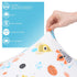 42 42 Cloele Round Stretchy Crib Sheet - Microfiber Space Fitted Sheet for X Mattresses Ultra Soft Unisex Round Fitted