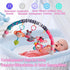 BATOHO 0-3 0-6 Crib Mobile for Girls, Baby Arch Mobile for Bassinet with Universal Clamps, Versatile Toy Bar