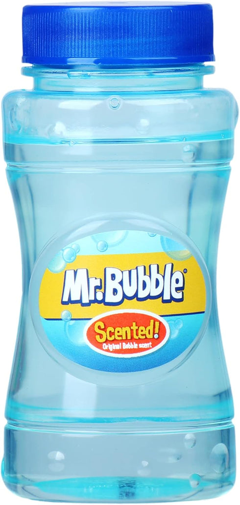 Mr. Bubble Motorized Musical Dinosaur Bubble Blower with 4 Ounce Premium Solution for Kids Age 3 and Up