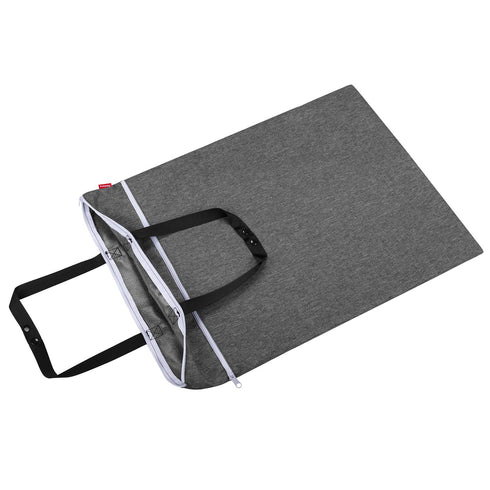 Large Gray Reusable Wet Dry Bag for Cloth Diapers and Swimsuits