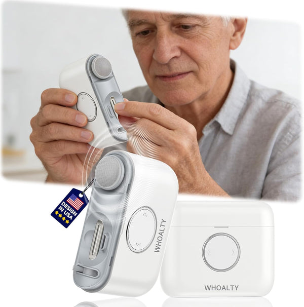 Whoalty Electric Nail Clipper for Toe & Finger Nails Dual-Blade PrecisionAutomatic Nail Trimmer,