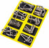 GEKELI Set 24 Metal Wire Puzzle of with Pouch,Brain Teaser IQ Test Disentanglemen Iron Link Unlock Interlock Game