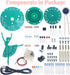 MIOYOOW Rotating Ballerina Soldering Practice Kit, RGB LED Ballet Girl Music Box DIY Soldering Project Kit with 3 Music, Learning Electronics Kit for School STEM Education and Desk Ornament