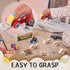 32 12 WinnerWhy Baby Shower Game Sign Kit Includes Unfinished Wooden Car Blocks, Markers, and a Prize Decoration Sign