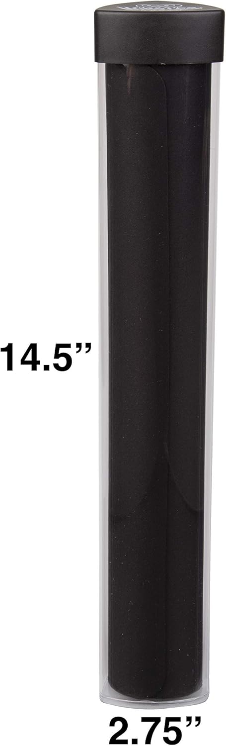 Monster TCG Gaming Prism Playmat Tube, Opaque Black, Easy in & Out Design for Card & RPG Play Mats