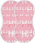 YEGAME Set 1 11 22 Inch Muslin Baby Burp Cloths of - Bow Pink Super Absorbent Cotton Burping Rags Soft Baby Washcloths