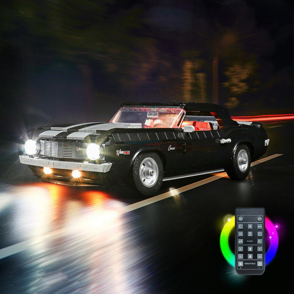 LED Lighting Kit Compatible with Lego Chevrolet Camaro Z28 10304, Light Kit for Model, NOT Included (RC Model)