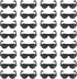 Toddmomy Mini Doll Glasses, 80Pcs Black Mini Sunglasses for Dolls