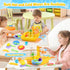 Play Sink with Running Water - Kitchen Kids Sink Toys with Fishing Game Toys for Floating Pool Water Play, Upgraded