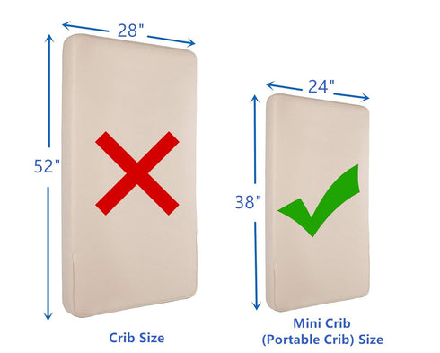 American Baby Company 2 Pack 100% Natural Cotton Fitted Mini Crib Sheets 38" x 24" - Mint