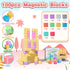 100pcs 3-8, 3-5, 4-8 Magnetic Blocks, Magnetic Cubes for Kids Ages STEM Educational Building Toys for Toddlers