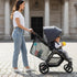 Thinp Stroller Sling Side Bag, Universal Stroller Organizer Cargo Net Strollers Caddy Mesh Storage Bag Strollers