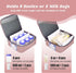 10 Packs Breast Pump Bag with Insulated Cooler, Double-Layer Pumping Bag for Work & Travel, Fits Most Electric Breast