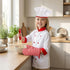 11 Set, Set, 3+, Noamus Pcs Kid Chef Role Play Costume Pretend Chef Outfit with Realistic Accessories, Kitchen Toys Kid