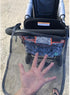 YehVeh 3 Pack Stroller Hanging Bag Handlebar Organizer Storage Pocket Net Mesh Bag for Wagon Carseat Compartment