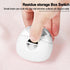 SCAIKTIG 2 Trimmer Automatic Electric Nail Clipper with LED Light & Speeds with Nail Scraps Storage, USB Rechargeable