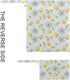 Burbuja 2 Pack, 2 Eggs Flower Wet Dry Bags for Baby Cloth Diaper Waterproof Reusable Wet Bag with Zippered Pockets