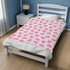 Cstdyfrv Summer 60x80in Watercolor Crab Striped Baby Blankets for Boys Girls Pink Crabs Sea Ocean Coastal Swaddle