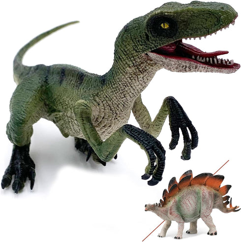 Gemini&Genius Velociraptor Dinosaur Toy for Kids, Raptor Action Figure, Dino Collection, Gifts, Room Decoration