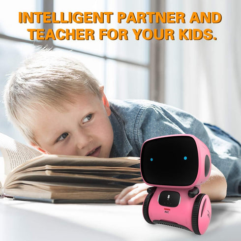98K 3 Kids Robot Toys for Girls and Boys, Touch and Voice Control Robots Interactive Smart Talking Robots Intelligent