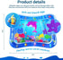 ZMLM Baby Tummy-Time Water Mat: Infant Baby Toy Gift Activity Play Mat for 3-12 Month Newborn Boy Girl Toddler Fun