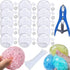 VIVIMAGIS 15pcs DIY Stress Ball Kit Blank Skins with Air Pump & Expander