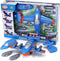 Magnetic Build-a-Plane Toy Play Set - 12 Pieces, Colors May Vary, White